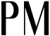 logo with initials P M